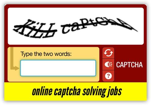 Word Solving Captchas