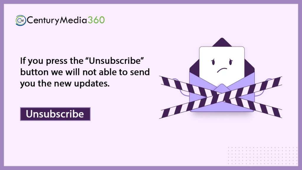Email unsubscribe- Century Media360